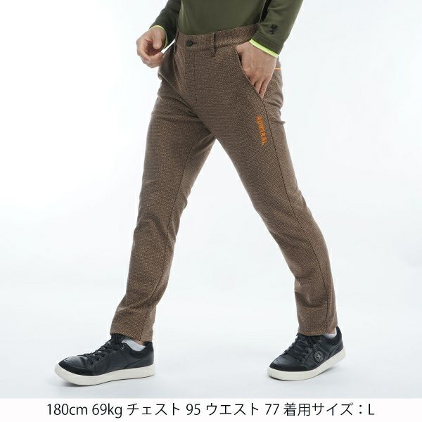 ツアーティー TOUR TEE メンズ メンズ ハイテンション裏起毛 テーパードパンツ ADMA495 詳細8