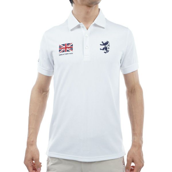 ツアーティー TOUR TEE メンズ メンズ フラッグ ポロシャツ ADMA497 詳細1