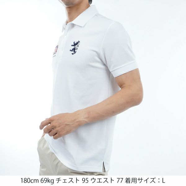 ツアーティー TOUR TEE メンズ メンズ フラッグ ポロシャツ ADMA497 詳細7