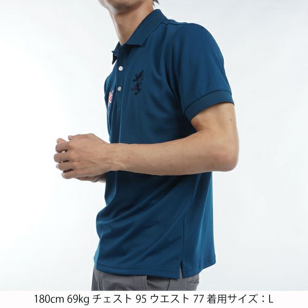 ツアーティー TOUR TEE メンズ メンズ フラッグ ポロシャツ ADMA497 詳細13