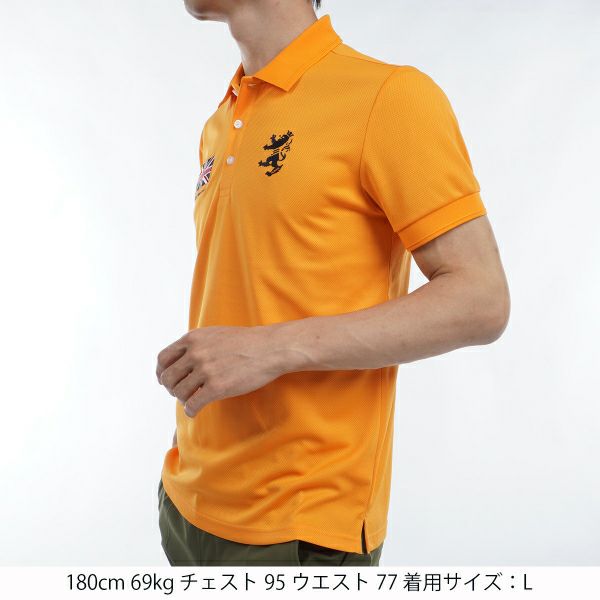ツアーティー TOUR TEE メンズ メンズ フラッグ ポロシャツ ADMA497 詳細15