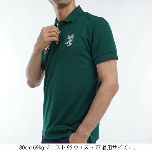 ツアーティー TOUR TEE メンズ メンズ フラッグ ポロシャツ ADMA497 詳細17