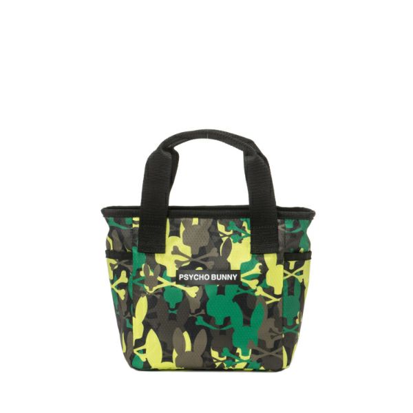 【新品】サイコバニー PsychoBunny ラウンドバッグ 迷彩 LWG CAMO ラウンドバッグ(ラウンドバッグ)|PSYCHO BUNNY(サイコ