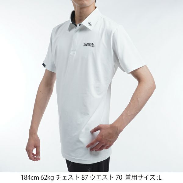 ツアーティー TOUR TEE メンズ メンズ 小平智プロ別注ポロシャツ ADMA4P1 詳細4