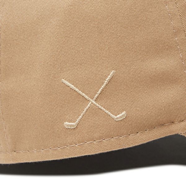 ツアーティー TOUR TEE メンズ レディース ユニセックス Women's 9THIRTY ロングバイザー Stretch Cotton Washable オーバルロゴ カーキ ERMZ436S 詳細7