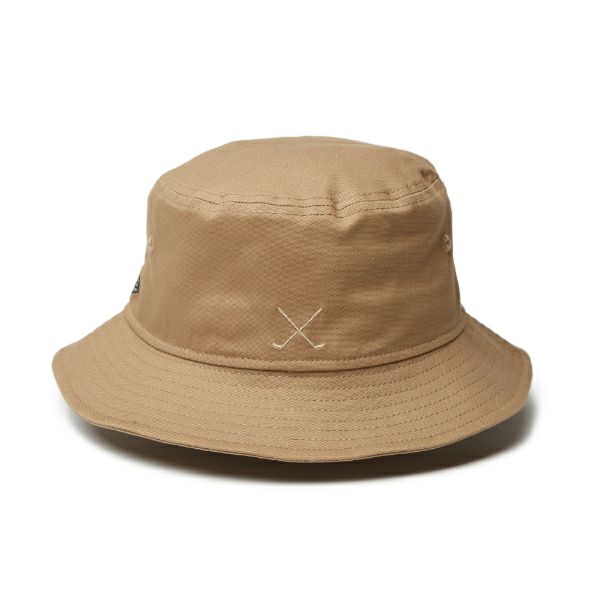 ツアーティー TOUR TEE メンズ レディース ユニセックス バケット01 Stretch Cotton Washable オーバルロゴ カーキ ERMZ437T 詳細3