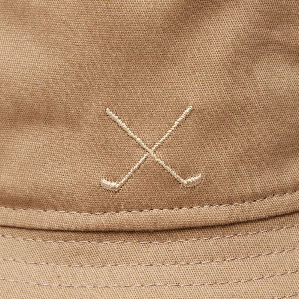 ツアーティー TOUR TEE メンズ レディース ユニセックス バケット01 Stretch Cotton Washable オーバルロゴ カーキ ERMZ437T 詳細8