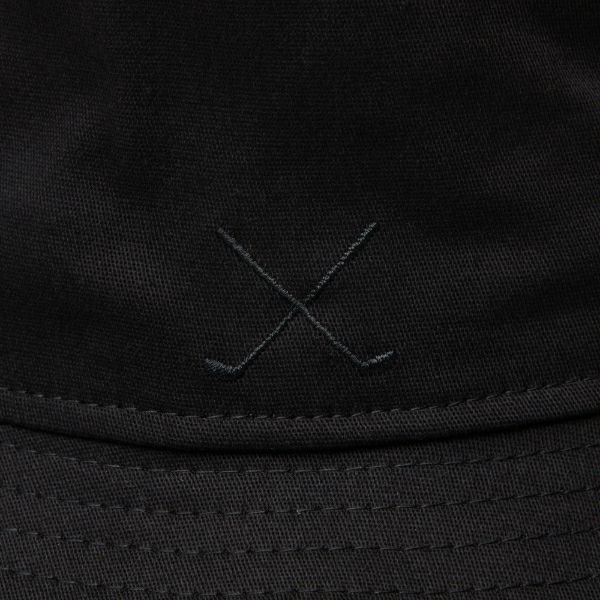 ツアーティー TOUR TEE メンズ レディース ユニセックス バケット01 Stretch Cotton Washable オーバルロゴ ブラック ERMZ437U 詳細8