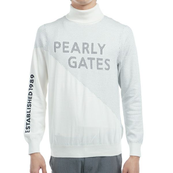 PEARLY GATES パーリーゲイツ カシミヤ混 ニット セーター サイズ4 