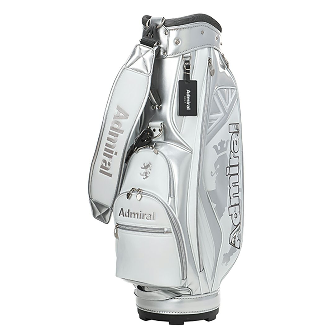 [アドミラルゴルフ]カートキャディバッグユニオンジャックスポーツ　シルバー