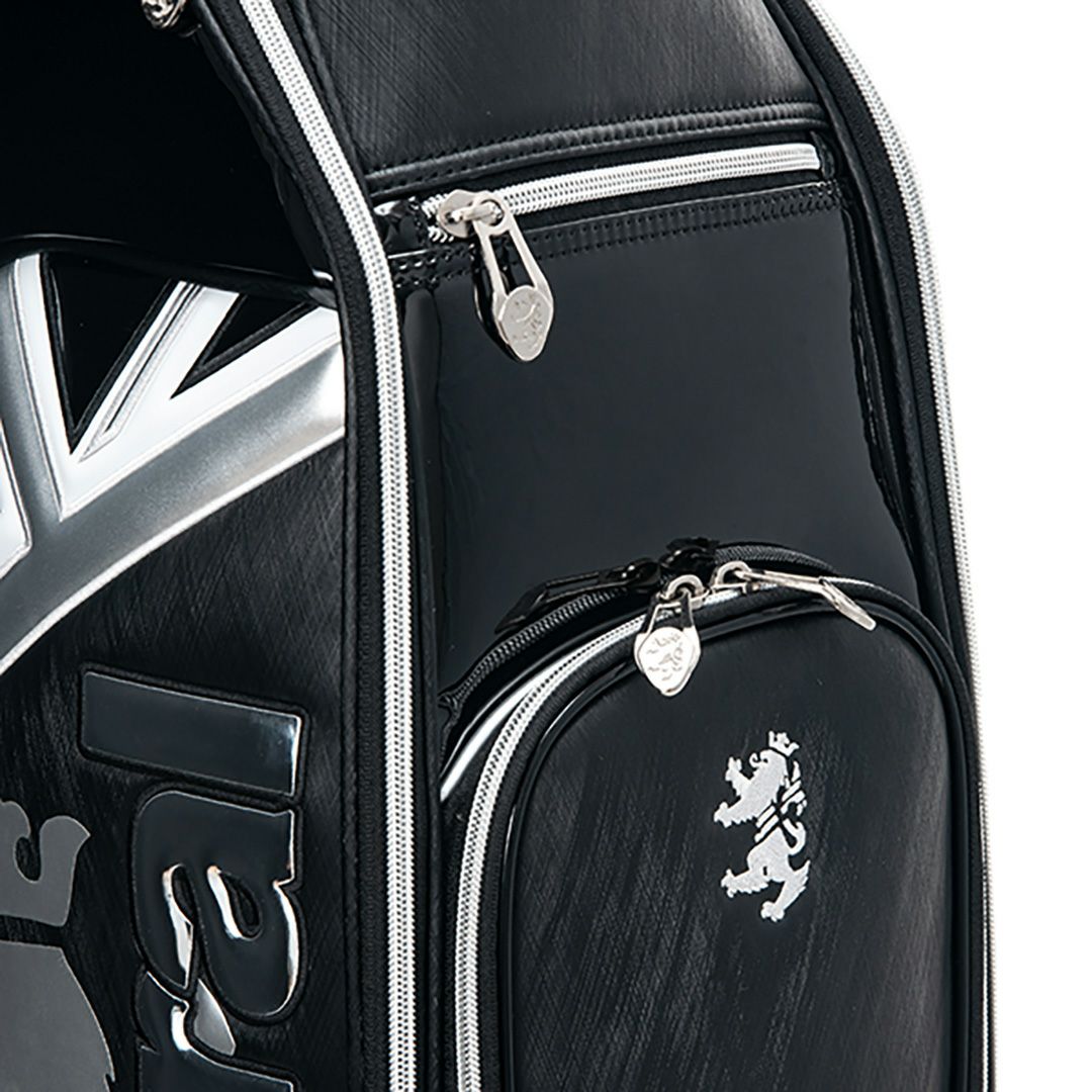 [アドミラルゴルフ]カートキャディバッグユニオンジャックスポーツ　ブラック