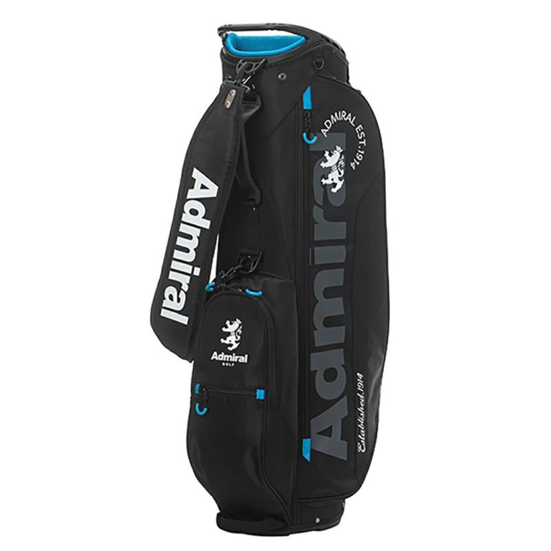 [アドミラルゴルフ]スタンドキャディバッグライトウェイト　ブラック
