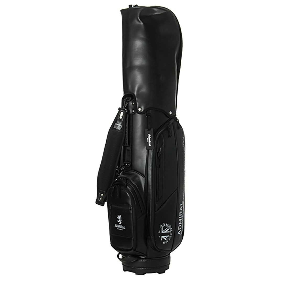 [アドミラルゴルフ]カートキャディバッグソフトフェイクレザー　ブラック