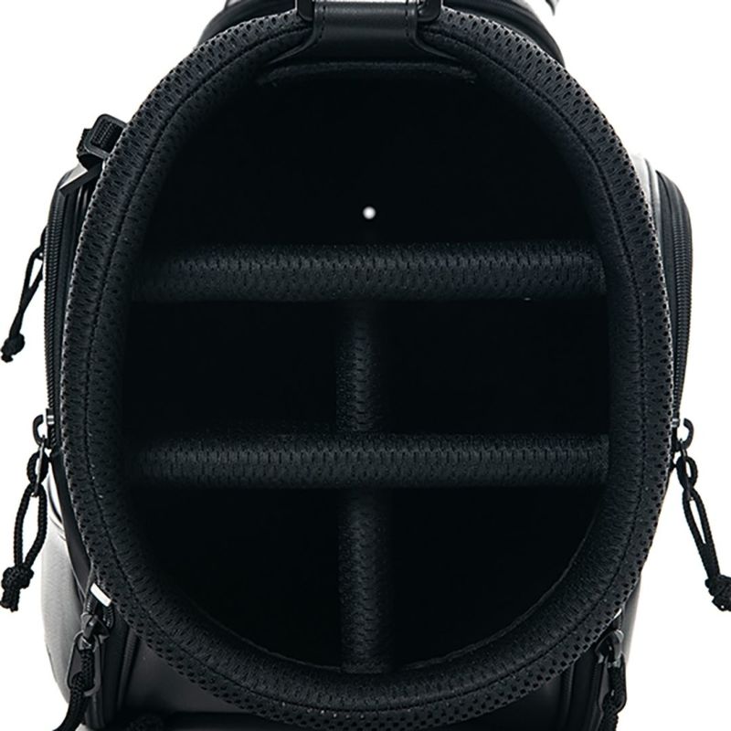 [アドミラルゴルフ]カートキャディバッグソフトフェイクレザー　ブラック