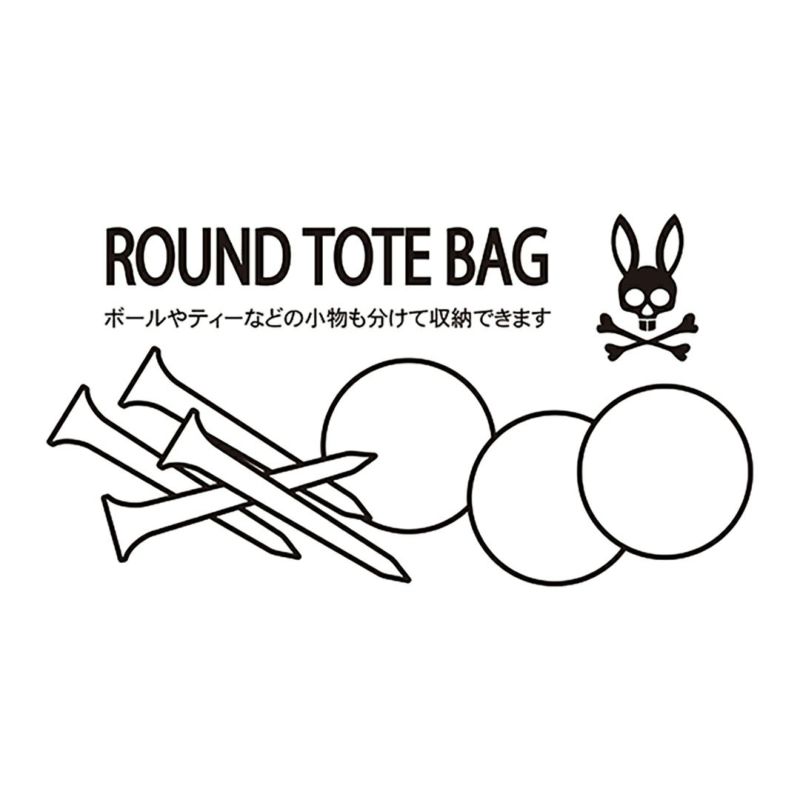 サイコバニー Psycho Bunny メンズ レディース ユニセックス ラウンドバッグCLARITY PBMG5SBC 詳細7
