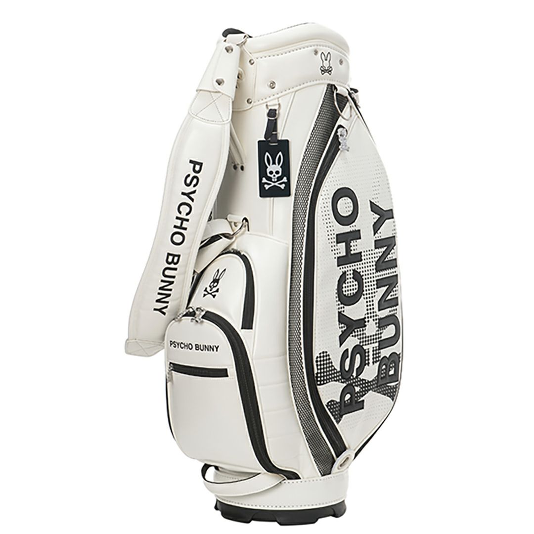 PsychoBunny ユニセックス メンズ レディース キャディバッグ ホワイト
