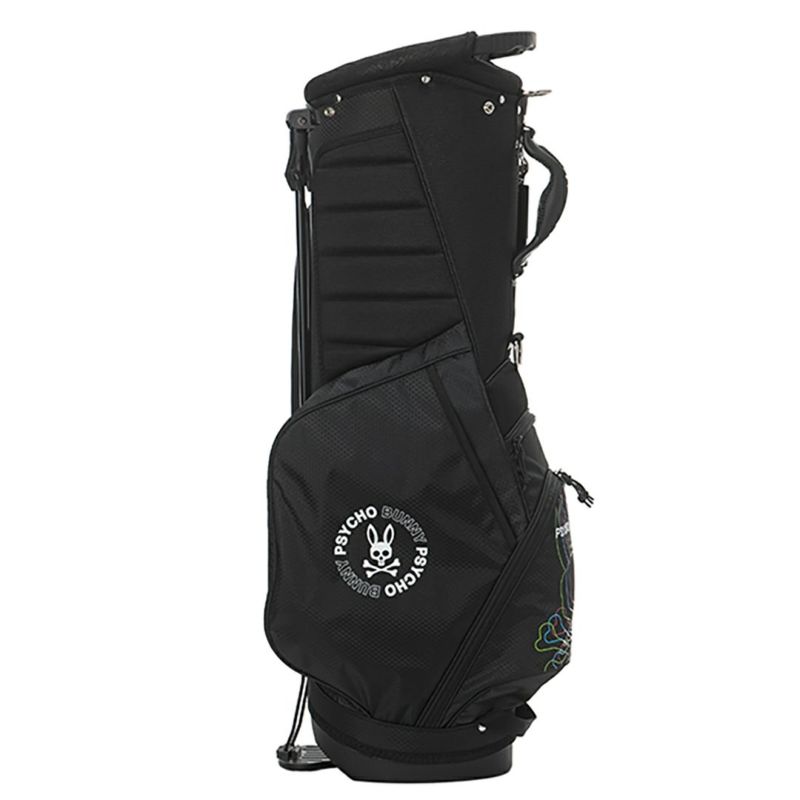 PSYCHO BUNNY スタンドキャディバッグ ブラック LWG GOLF]スタンドキャディバック LWG｜Psycho Bunny｜サイコバニー