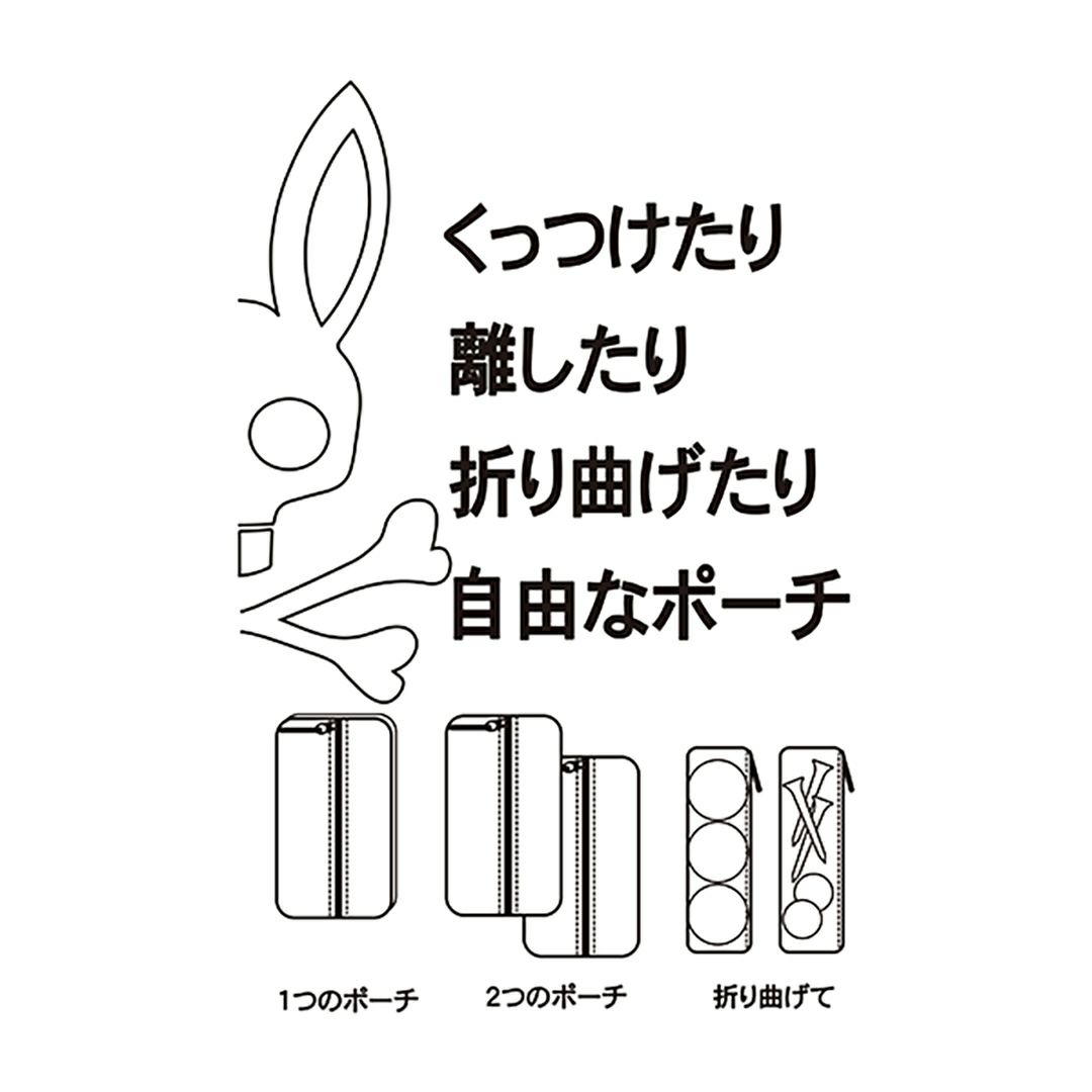 サイコバニー Psycho Bunny メンズ レディース ユニセックス フレキシブル ポーチ RDPB PBMG5SE7 詳細6