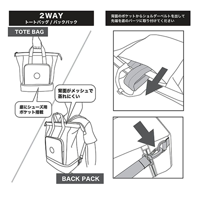 トミー ヒルフィガー ゴルフ Tommy Hilfiger Golf メンズ レディース ユニセックス トートバッグ ユースフル THMG5SB2 詳細12