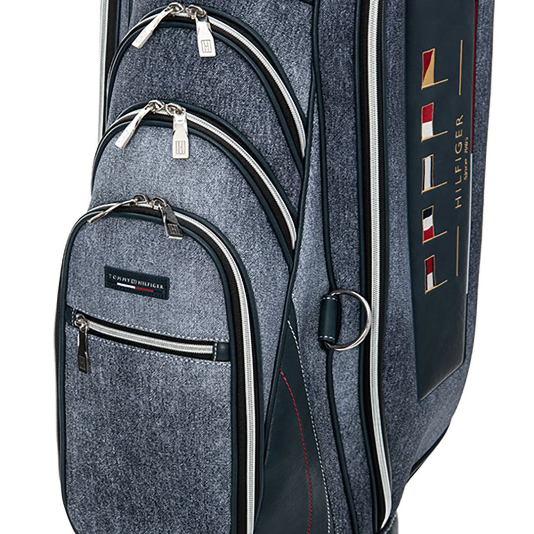 トミー ヒルフィガー ゴルフ Tommy Hilfiger Golf メンズ レディース ユニセックス カートキャディバッグ シグネチャーワッペン THMG5SC1 詳細8