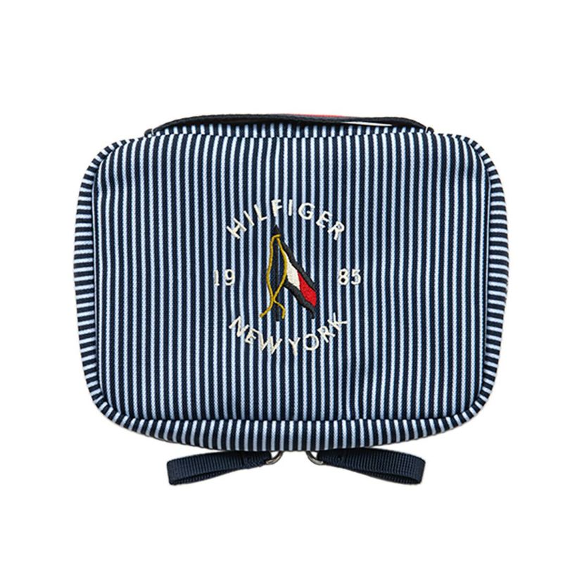 トミー ヒルフィガー ゴルフ Tommy Hilfiger Golf メンズ レディース ユニセックス ポーチ ストライプ THMG5SEC 詳細2