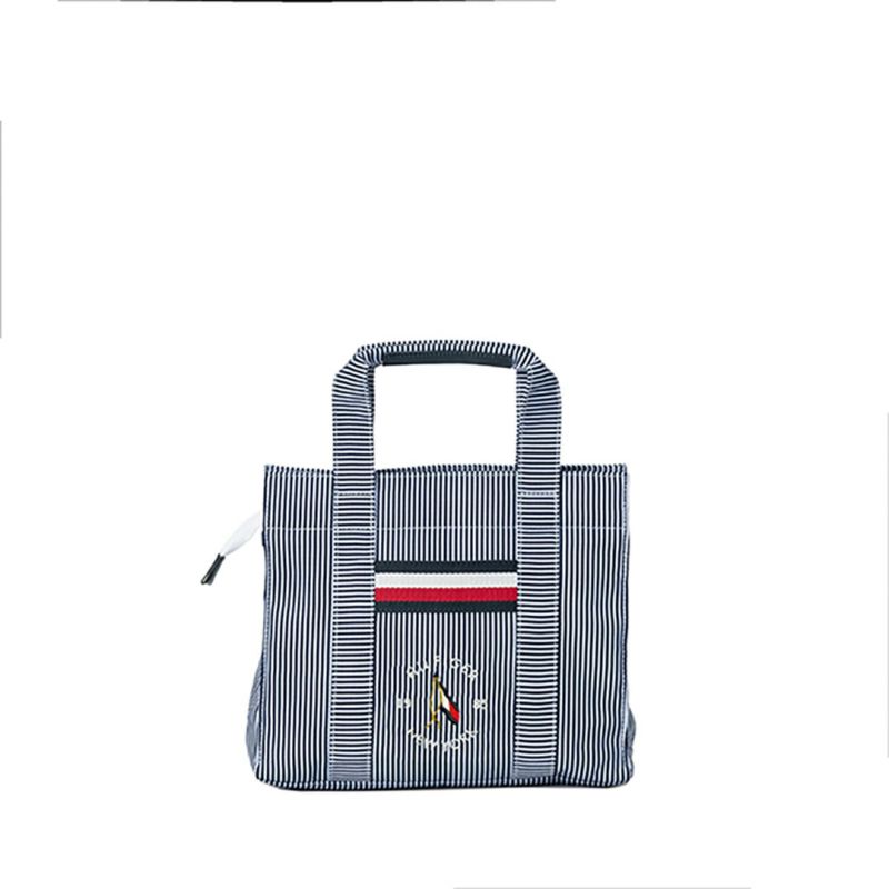 トミー ヒルフィガー ゴルフ Tommy Hilfiger Golf メンズ レディース ユニセックス ラウンドバッグ ストライプ THMG5STB 詳細1