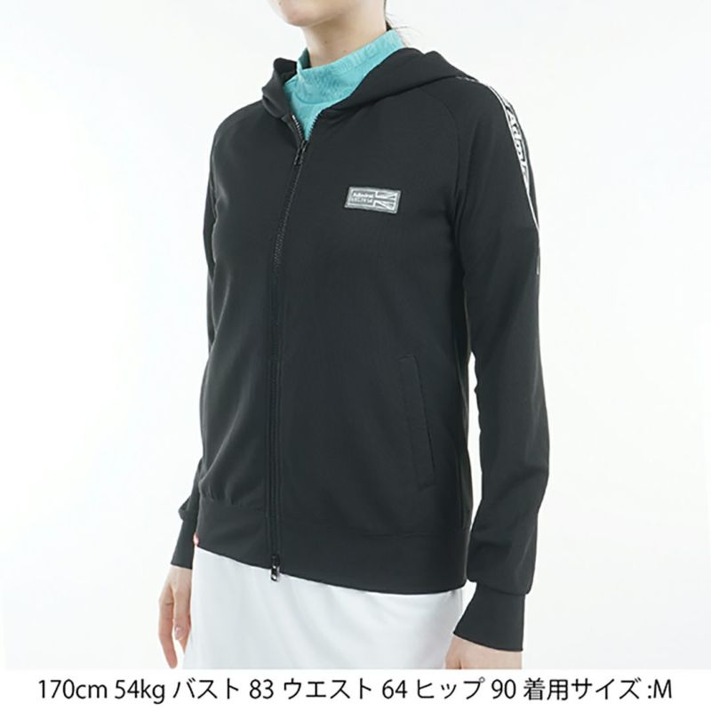 アドミラル ゴルフ Admiral GOLF レディース レディース ミニワッフル フーディージップパーカ ADLA501 詳細8