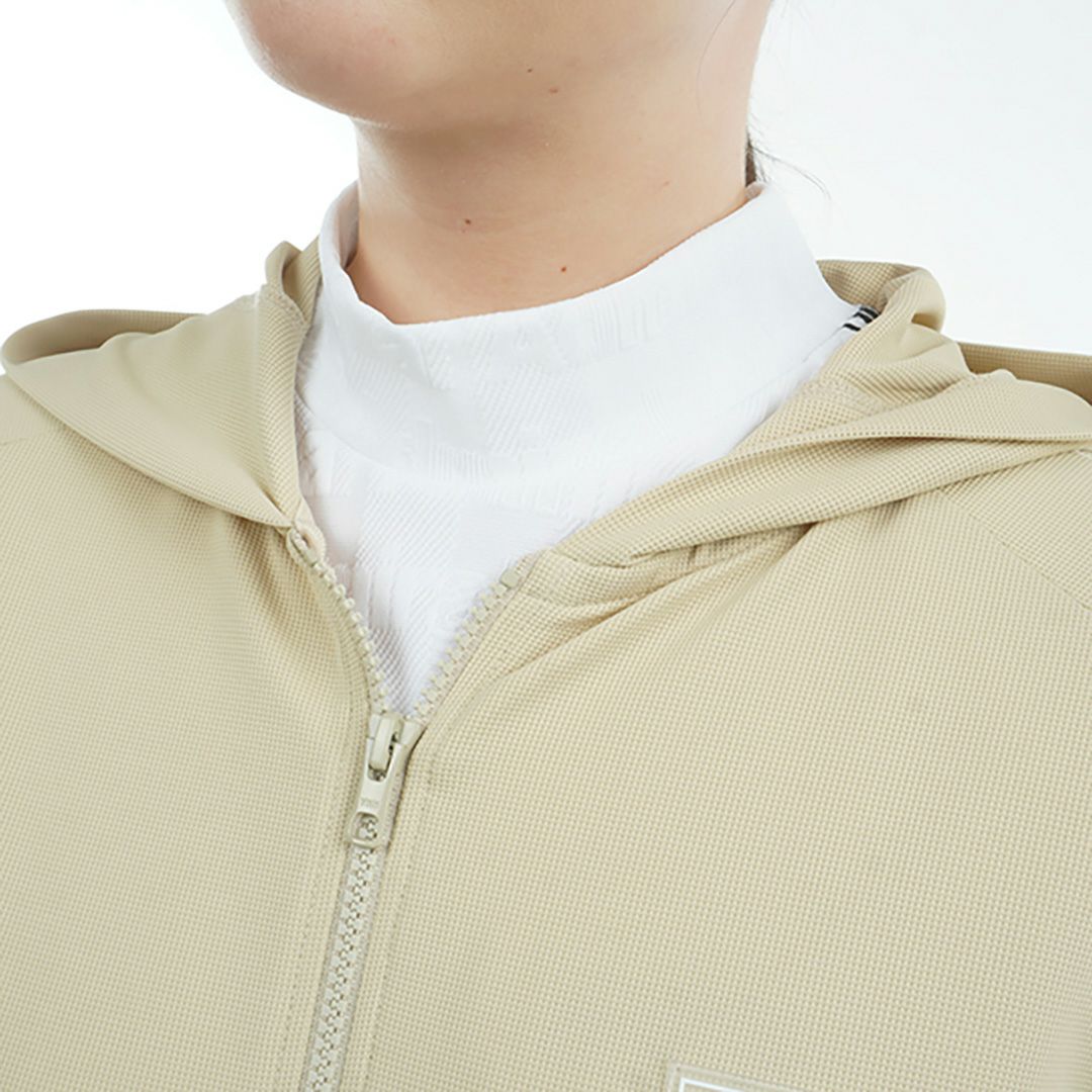 アドミラル ゴルフ Admiral GOLF レディース レディース ミニワッフル フーディージップパーカ ADLA501 詳細15