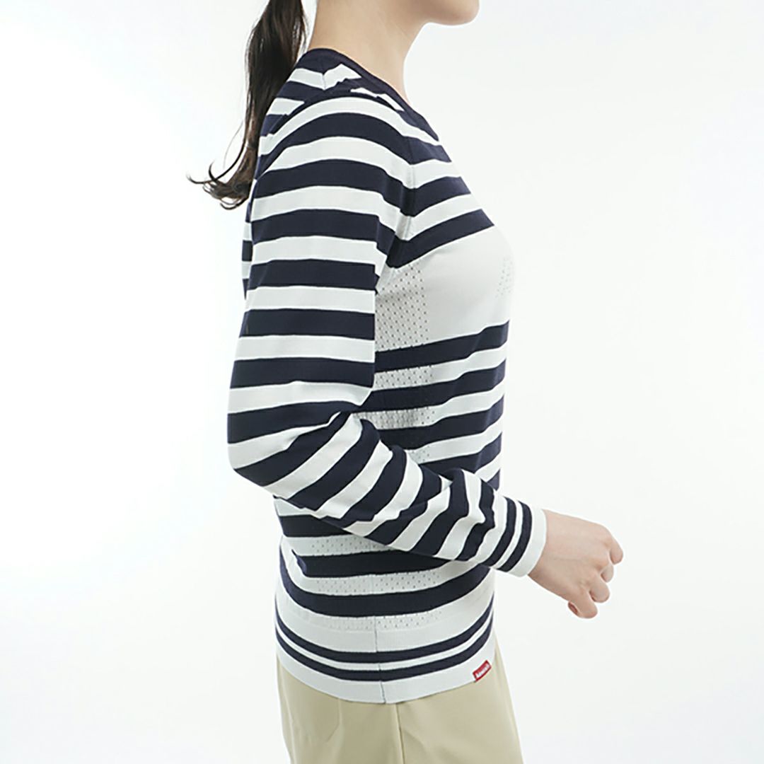 アドミラル ゴルフ Admiral GOLF レディース レディース メタリックロゴ ドライタッチLSセーター ADLA504 詳細8