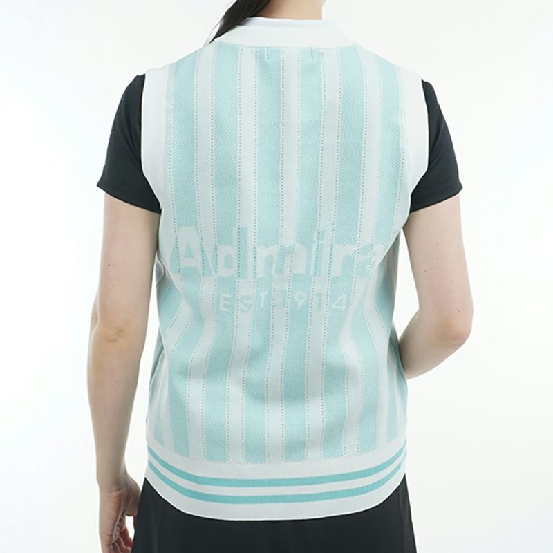 アドミラル ゴルフ Admiral GOLF レディース レディース バックロゴ ドライタッチベスト ADLA505 詳細4