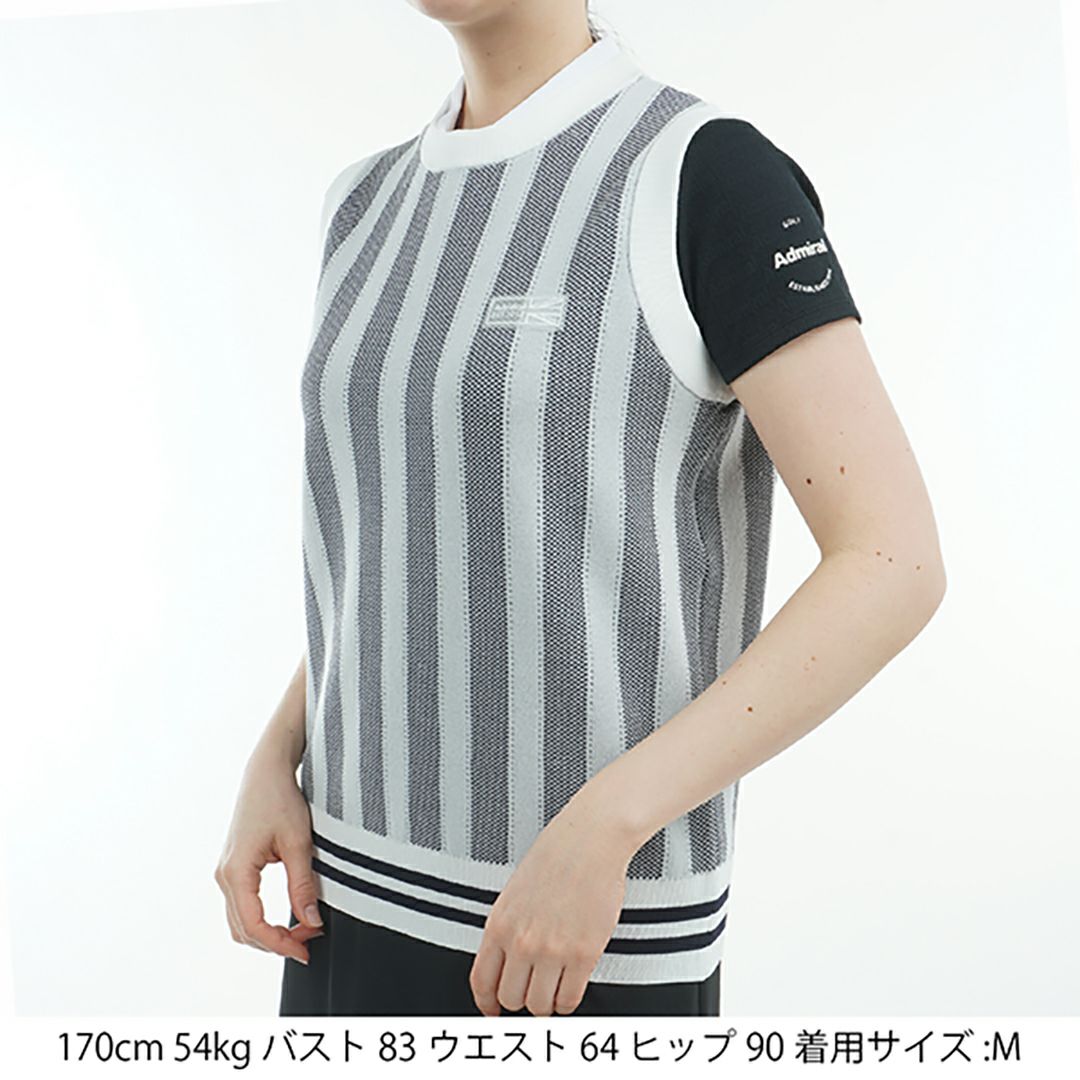 アドミラル ゴルフ Admiral GOLF レディース レディース バックロゴ ドライタッチベスト ADLA505 詳細5