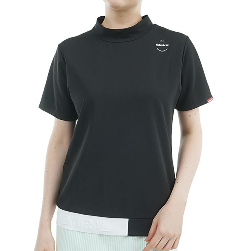 アドミラル ゴルフ Admiral GOLF レディース レディース ミニワッフル エンボスロゴ モックシャツ ADLA506 詳細1