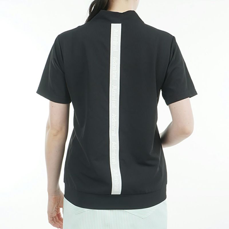 アドミラル ゴルフ Admiral GOLF レディース レディース ミニワッフル エンボスロゴ モックシャツ ADLA506 詳細5