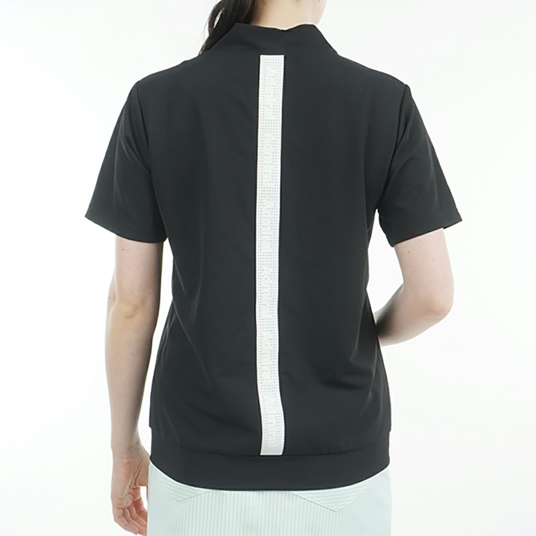 アドミラル ゴルフ Admiral GOLF レディース レディース ミニワッフル エンボスロゴ モックシャツ ADLA506 詳細5