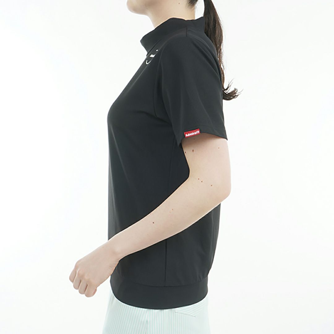 アドミラル ゴルフ Admiral GOLF レディース レディース ミニワッフル エンボスロゴ モックシャツ ADLA506 詳細10