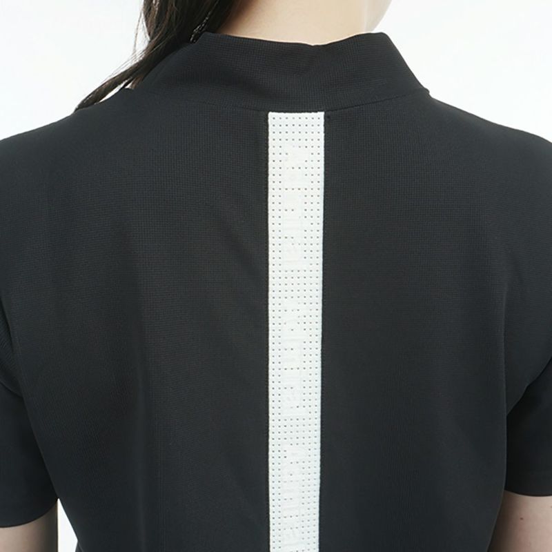 アドミラル ゴルフ Admiral GOLF レディース レディース ミニワッフル エンボスロゴ モックシャツ ADLA506 詳細14