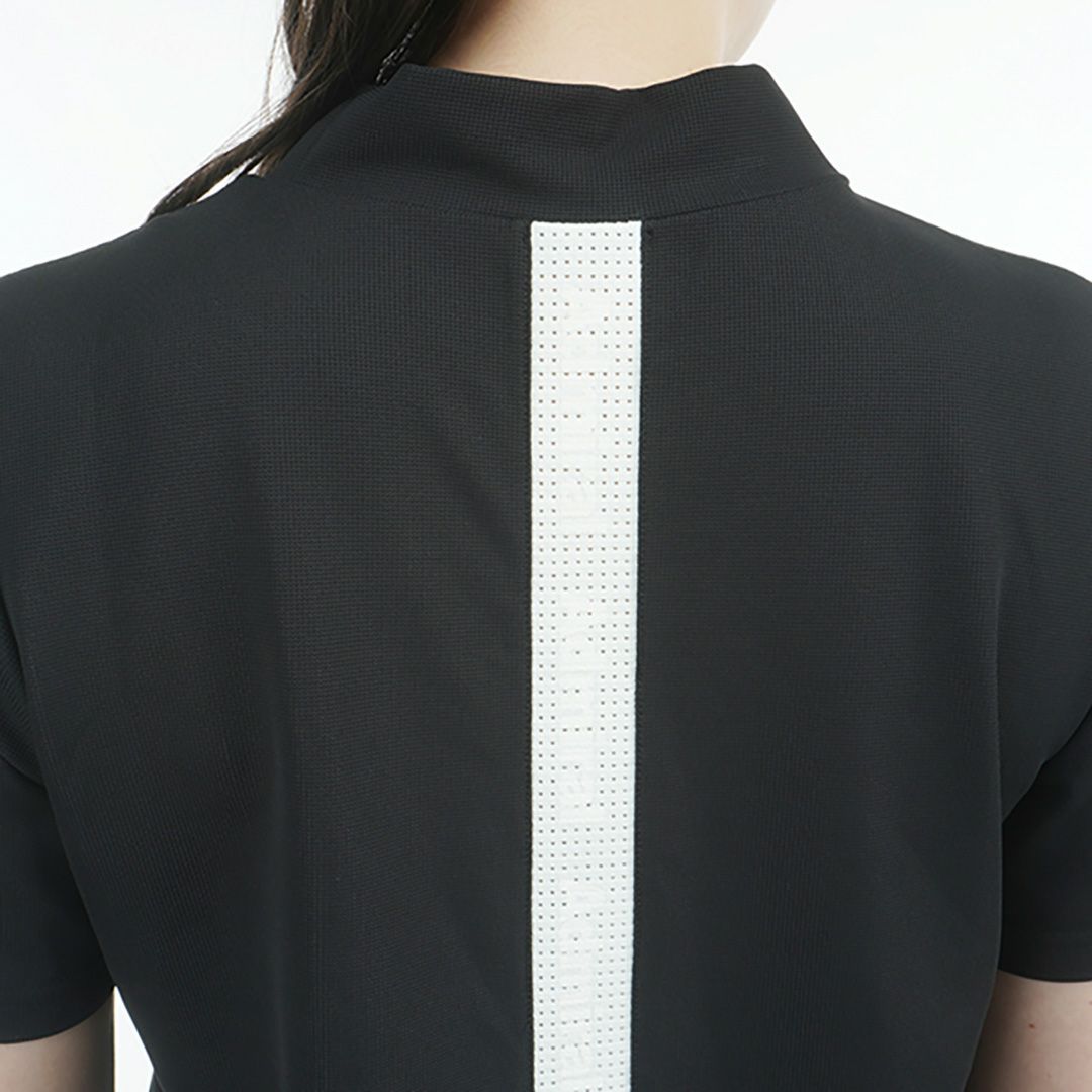 アドミラル ゴルフ Admiral GOLF レディース レディース ミニワッフル エンボスロゴ モックシャツ ADLA506 詳細14