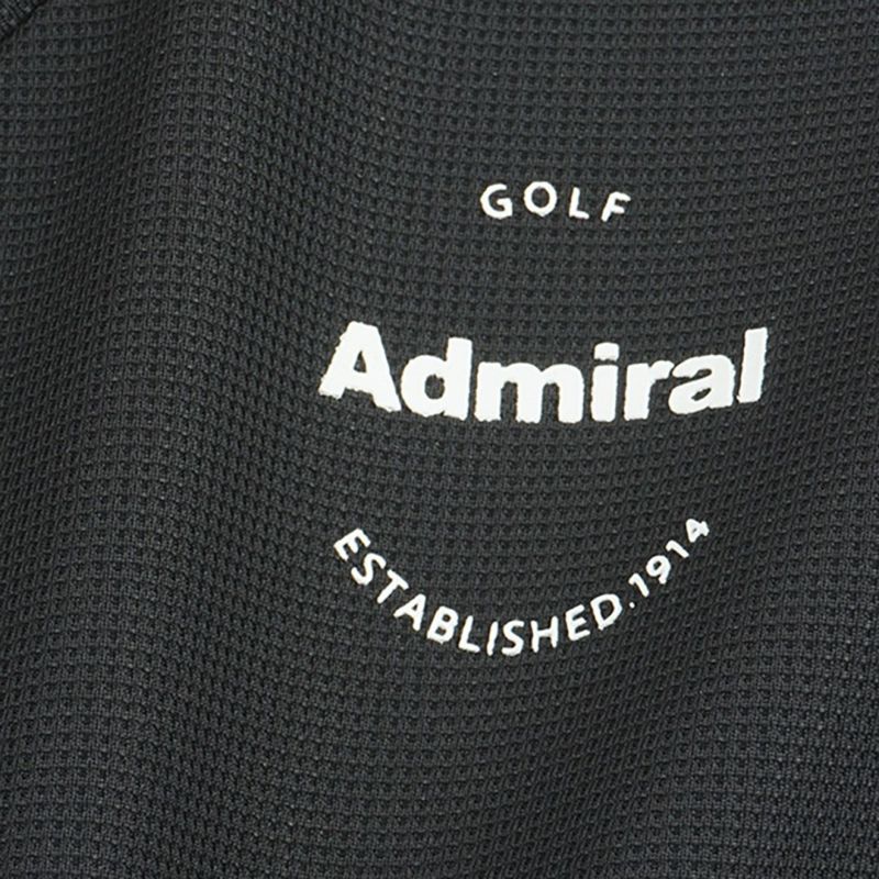 アドミラル ゴルフ Admiral GOLF レディース レディース ミニワッフル エンボスロゴ モックシャツ ADLA506 詳細16