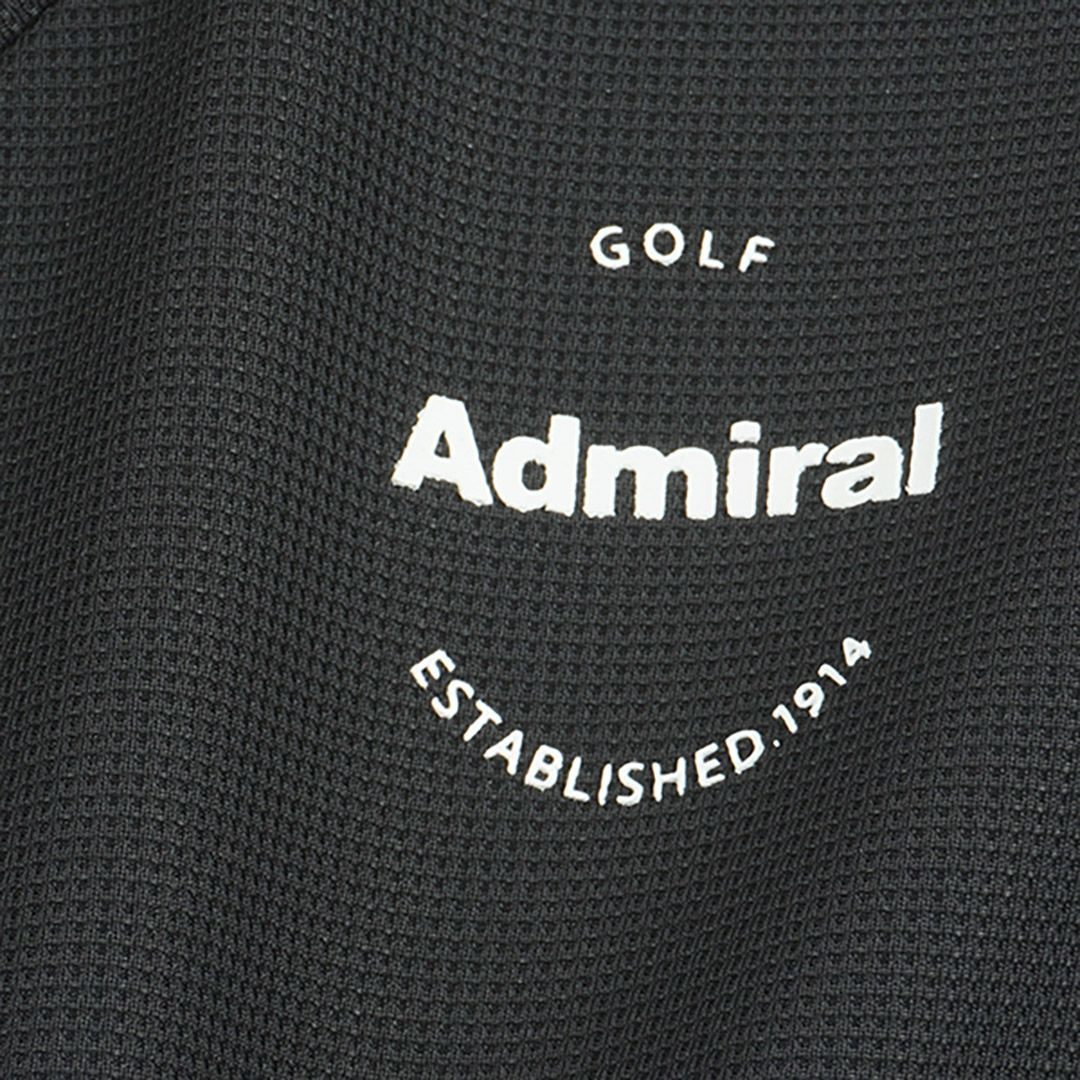 アドミラル ゴルフ Admiral GOLF レディース レディース ミニワッフル エンボスロゴ モックシャツ ADLA506 詳細16