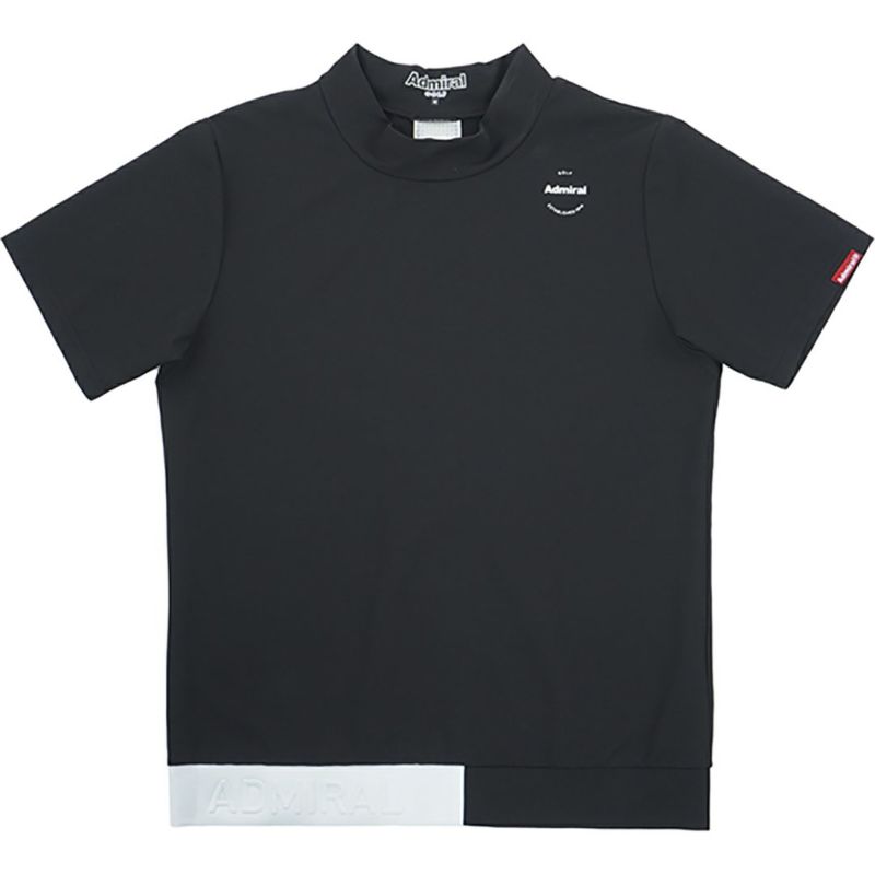 アドミラル ゴルフ Admiral GOLF レディース レディース ミニワッフル エンボスロゴ モックシャツ ADLA506 詳細17