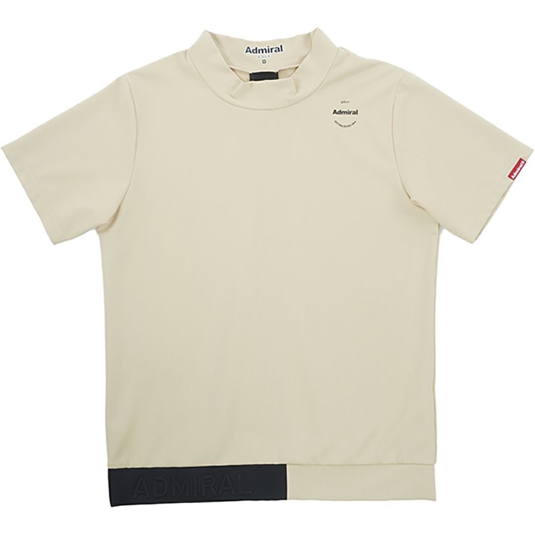 アドミラル ゴルフ Admiral GOLF レディース レディース ミニワッフル エンボスロゴ モックシャツ ADLA506 詳細18