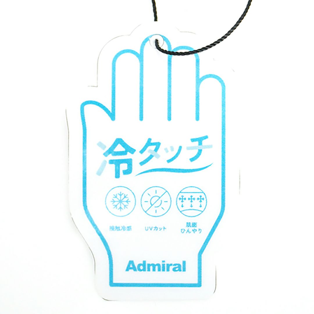 アドミラル ゴルフ Admiral GOLF レディース レディース ミニワッフル エンボスロゴ モックシャツ ADLA506 詳細19