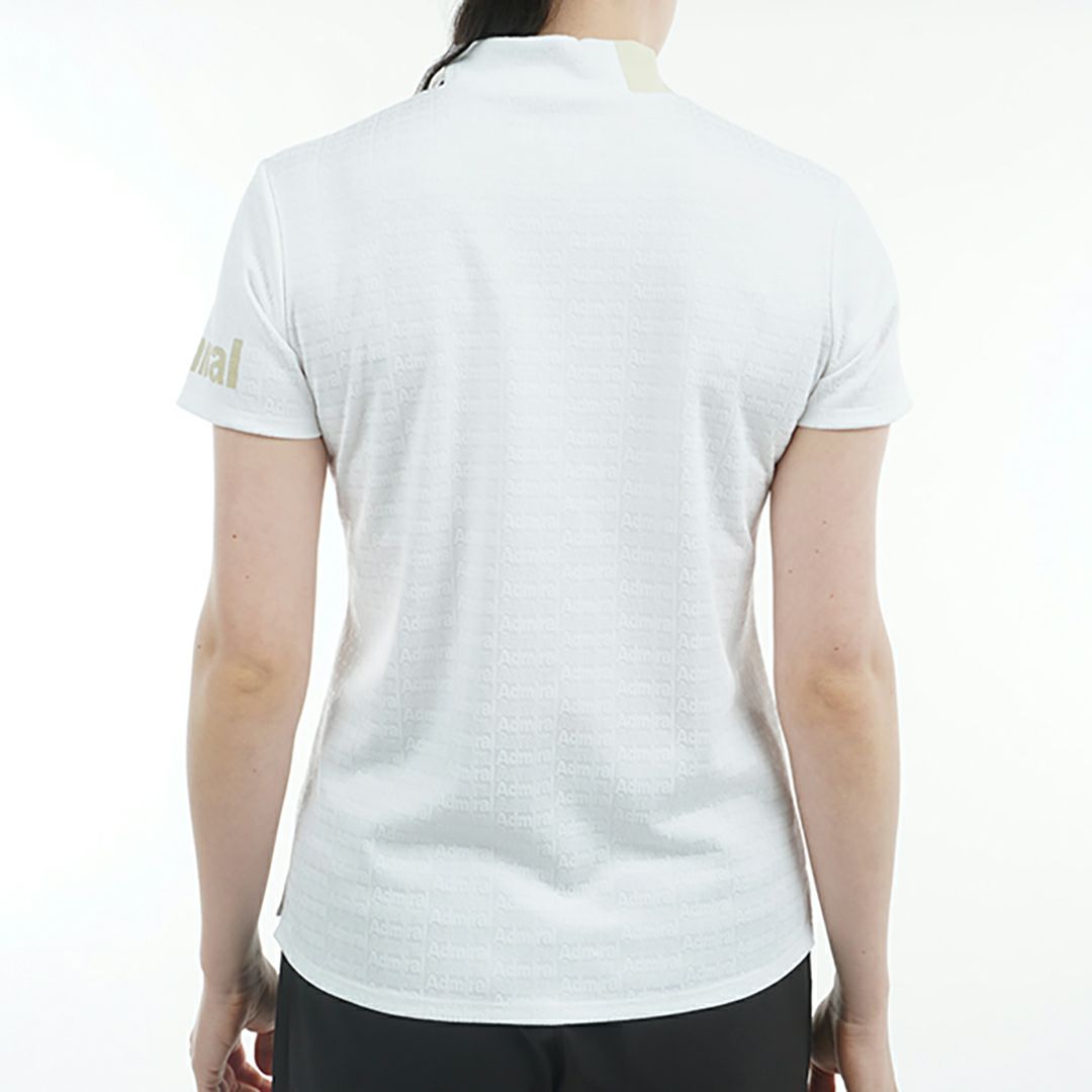アドミラル ゴルフ Admiral GOLF レディース レディース ロゴジャガード モックシャツ ADLA507 詳細7