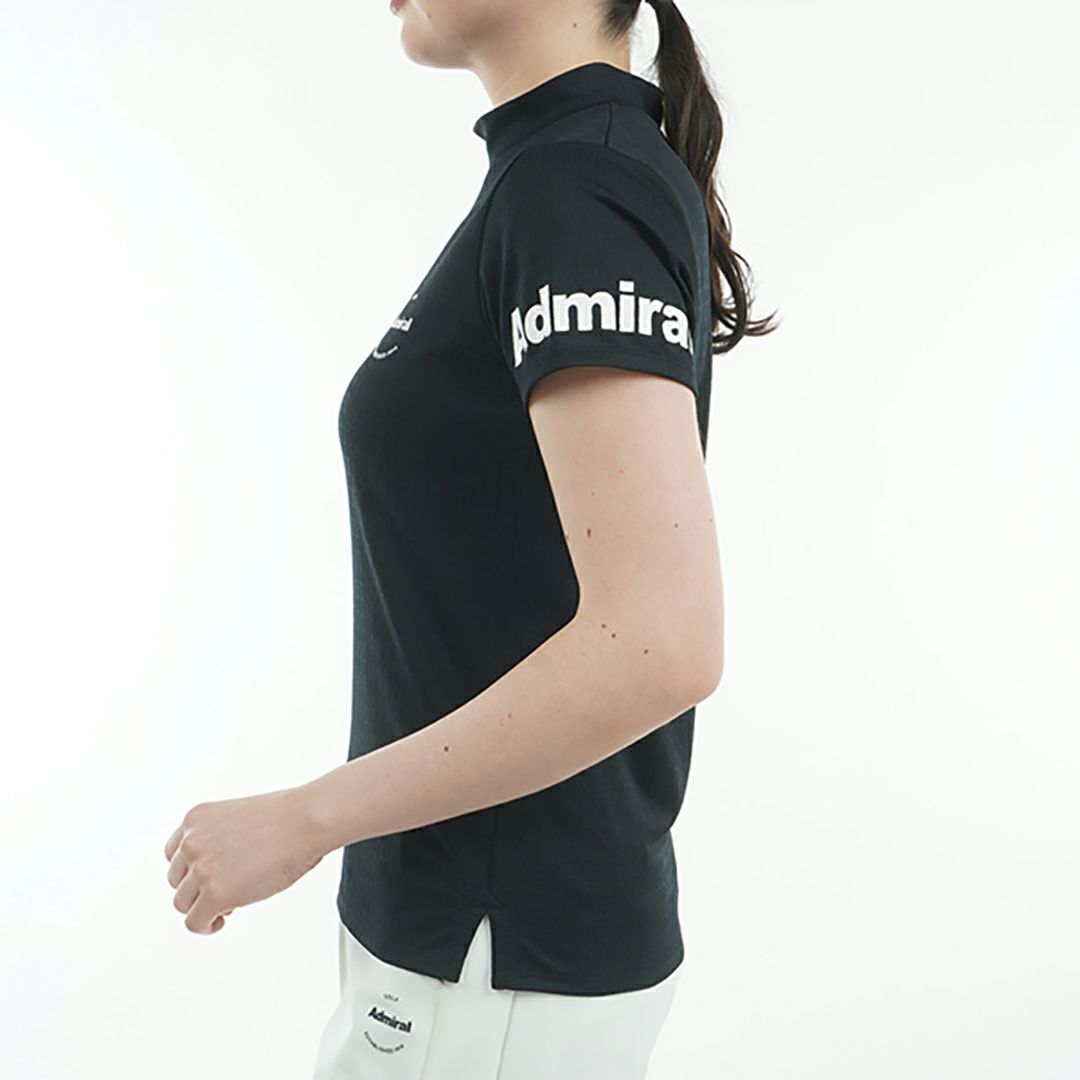 アドミラル ゴルフ Admiral GOLF レディース レディース ロゴジャガード モックシャツ ADLA507 詳細10