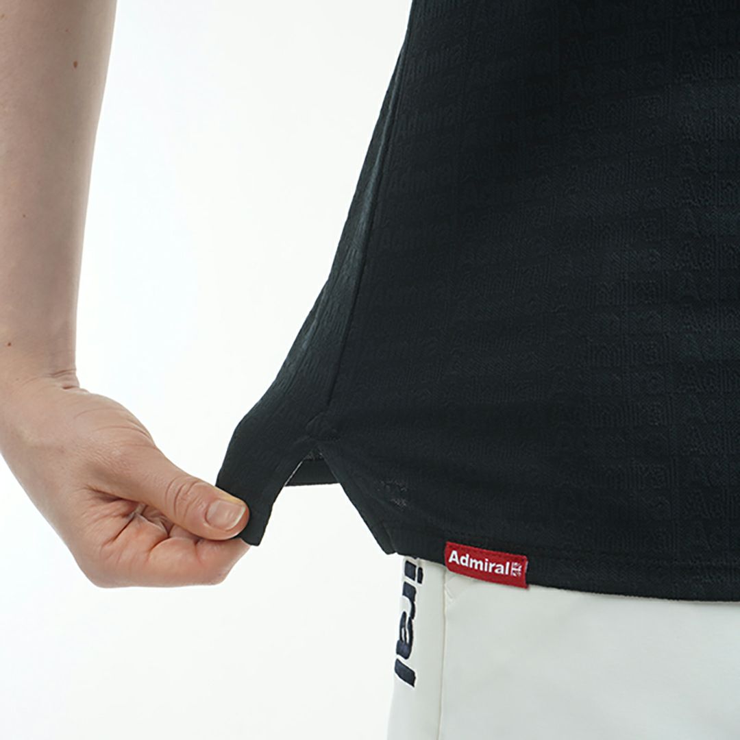 アドミラル ゴルフ Admiral GOLF レディース レディース ロゴジャガード モックシャツ ADLA507 詳細12