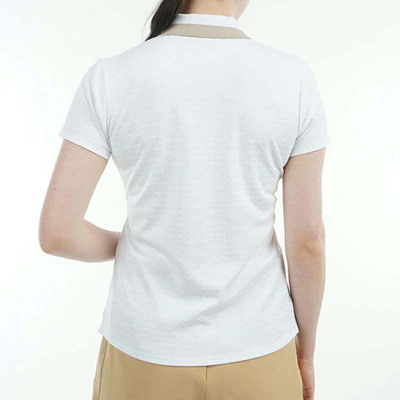 アドミラル ゴルフ Admiral GOLF レディース レディース ロゴジャガード ポロシャツ ADLA508 詳細7