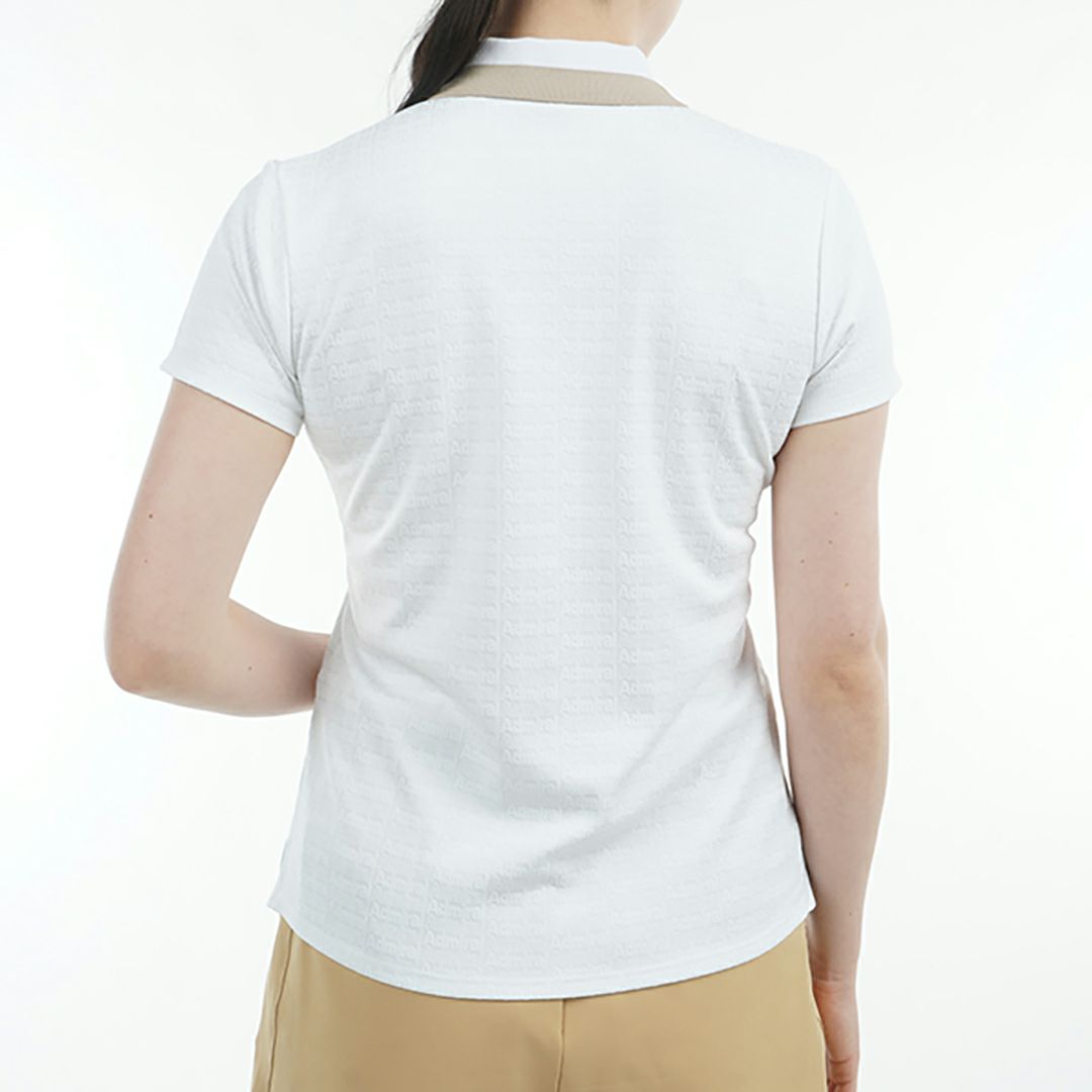 アドミラル ゴルフ Admiral GOLF レディース レディース ロゴジャガード ポロシャツ ADLA508 詳細7