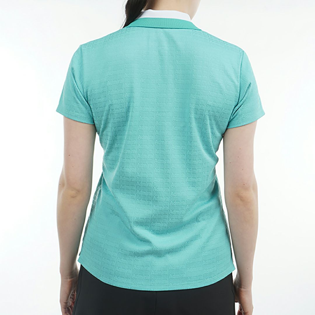 アドミラル ゴルフ Admiral GOLF レディース レディース ロゴジャガード ポロシャツ ADLA508 詳細9