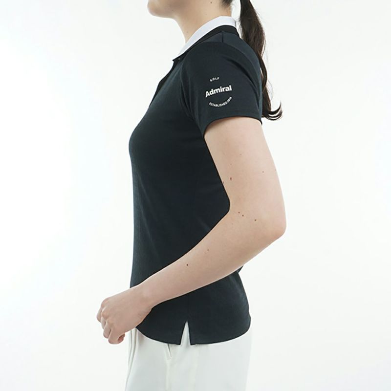 アドミラル ゴルフ Admiral GOLF レディース レディース ロゴジャガード ポロシャツ ADLA508 詳細10