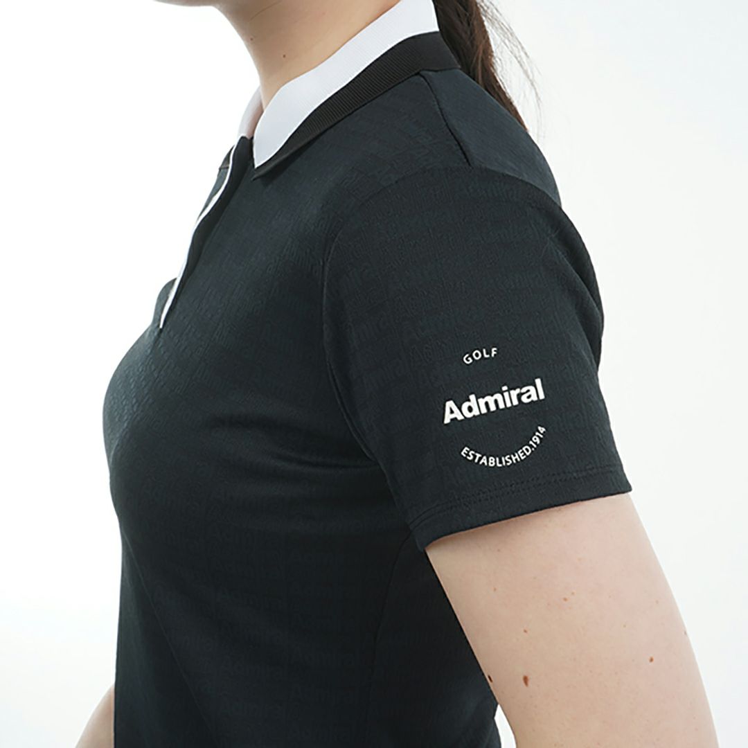 アドミラル ゴルフ Admiral GOLF レディース レディース ロゴジャガード ポロシャツ ADLA508 詳細14